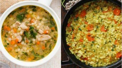 ¿Cómo hacer sopa de cuscús? La receta de sopa de cuscús más fácil y deliciosa