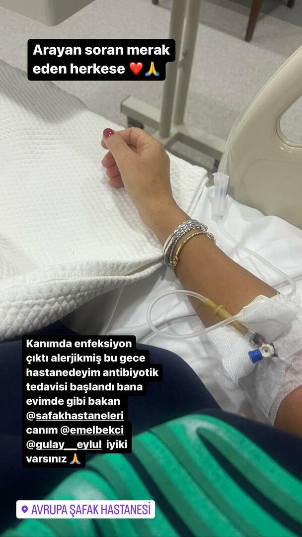 Ozlem Yildiz tiene una infección en la sangre