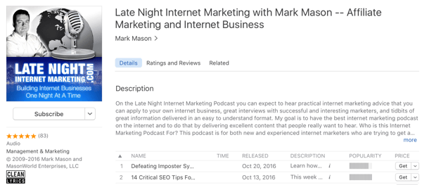 marketing en internet nocturno