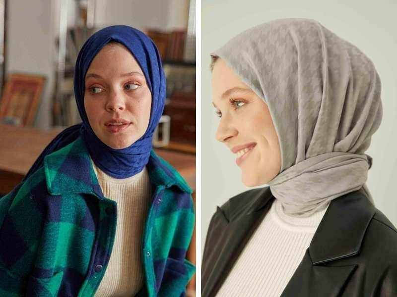 modelos de chal de cachemira hijab para mujer 