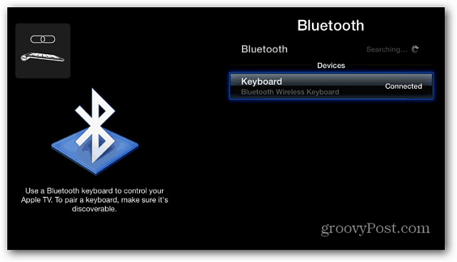 Cómo conectar un teclado Bluetooth a Apple TV