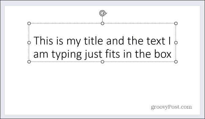 cuadro de texto completo de powerpoint