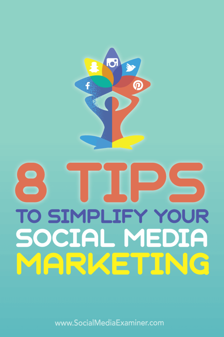 8 consejos para simplificar su marketing en redes sociales: examinador de redes sociales