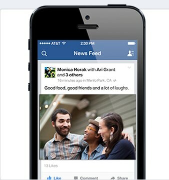 aplicación móvil de facebook