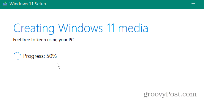 Creación de medios de Windows 11
