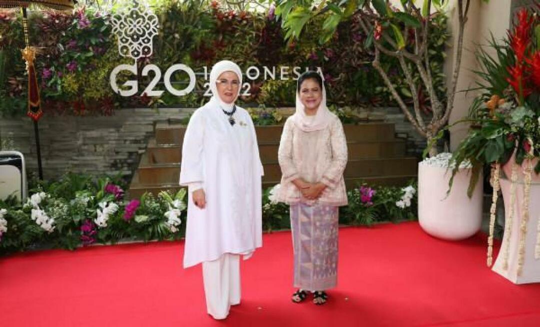 Emine Erdoğan se reunió con las esposas de los líderes en la Cumbre del G20