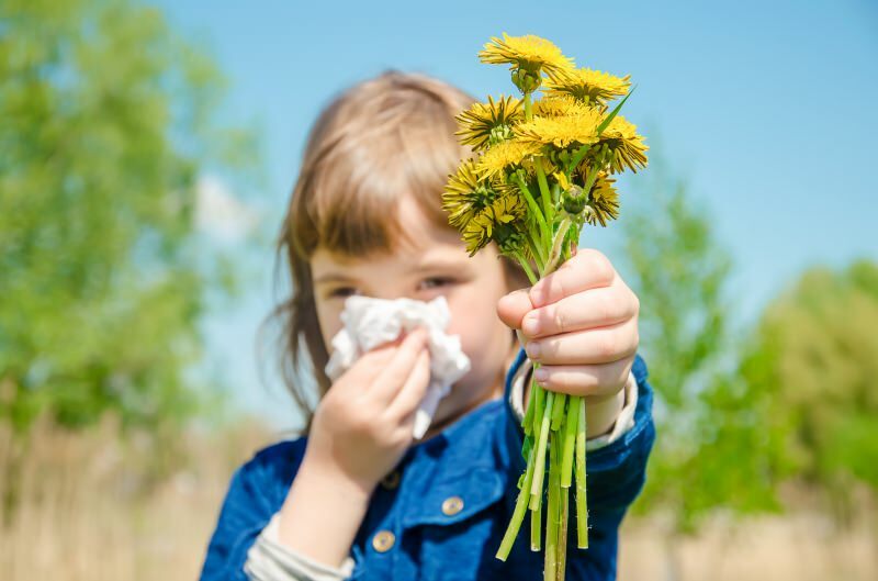 ¡Síntomas de alergia primaveral en bebés y niños!