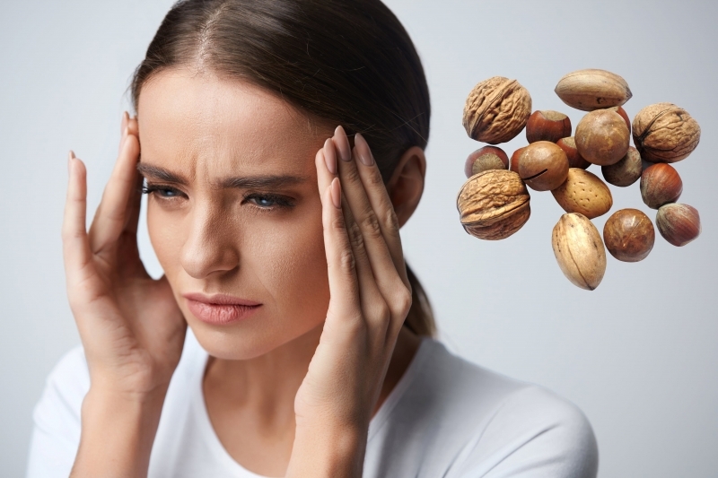 los altos niveles de cortisol a menudo causan estrés por dolor de cabeza, en el que se pueden consumir alimentos ricos en omega 3