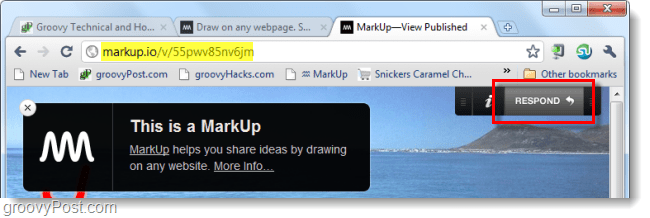 colaborar en capturas de pantalla usando markup.io