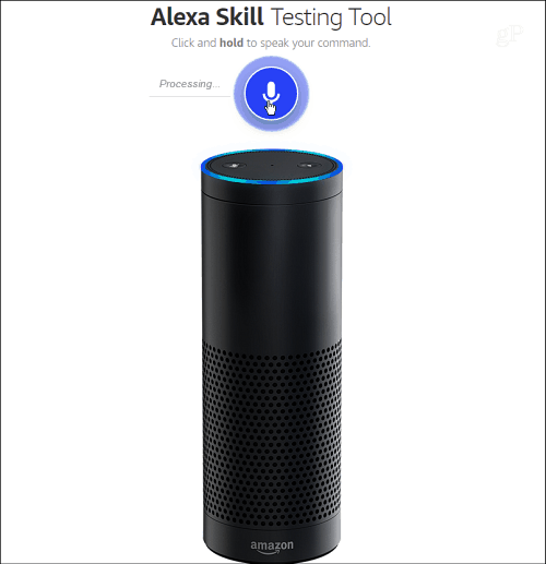 Herramienta de prueba de habilidades de Alexa