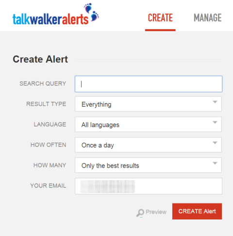 aplicación talkwalker