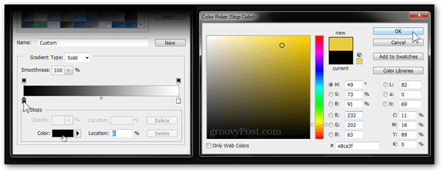 Photoshop Adobe Presets Plantillas Descargar Hacer Crear Simplificar Fácil Simple Acceso rápido Nueva Guía Tutorial Gradientes Mezcla de colores Diseño de desvanecimiento suave Selección rápida del selector de color Selección