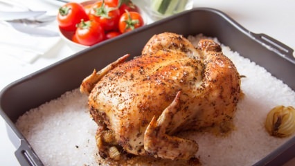 ¿Cómo cocinar pollo en sal? 