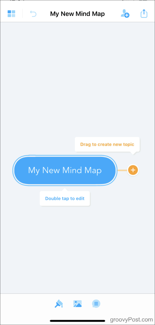 Nuevo mapa mental de MindMeister