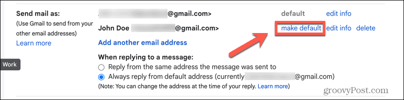 Gmail por defecto