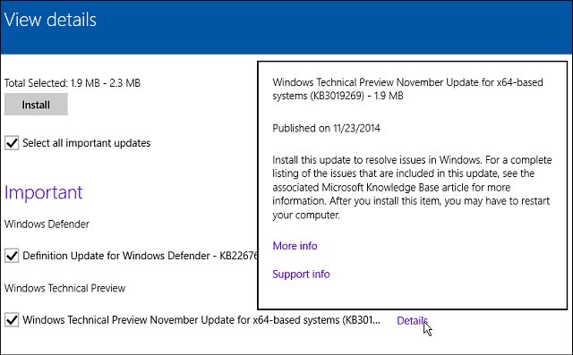 Lanzamiento de Microsoft (KB3019269) Parche para Windows 10 Build 9879