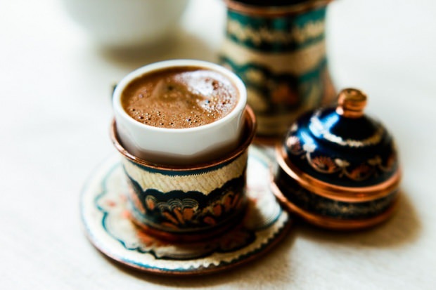como hacer café turco