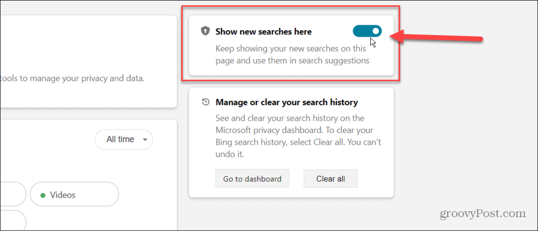 Cómo borrar el historial de búsqueda en Bing Chat AI