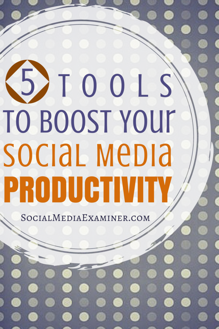 5 herramientas para aumentar su productividad en las redes sociales: examinador de redes sociales