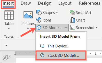 Insertar modelos 3D en Microsoft Office