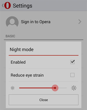 Opera Mini navegador