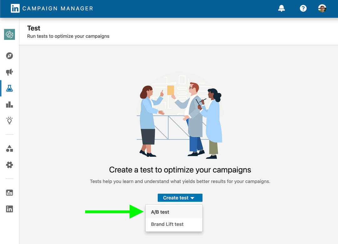 Anuncios de LinkedIn: cómo realizar pruebas A/B para lograr campañas efectivas: Social Media Examiner