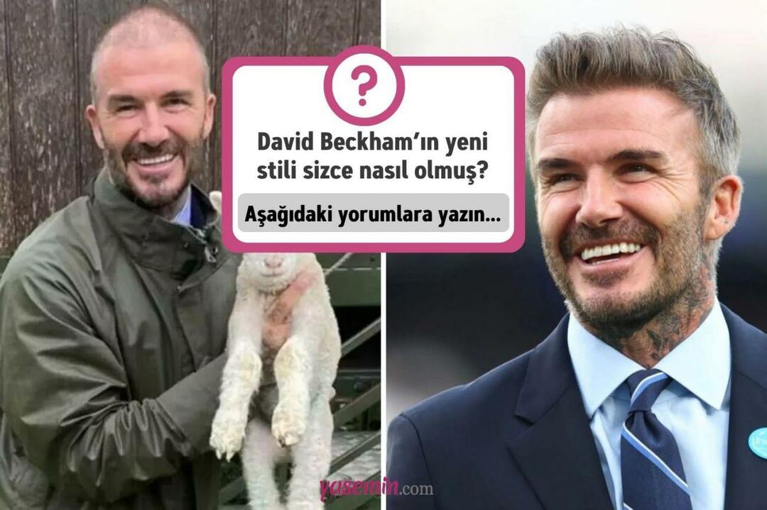 ¿Qué opinas de la transformación de David Beckham?