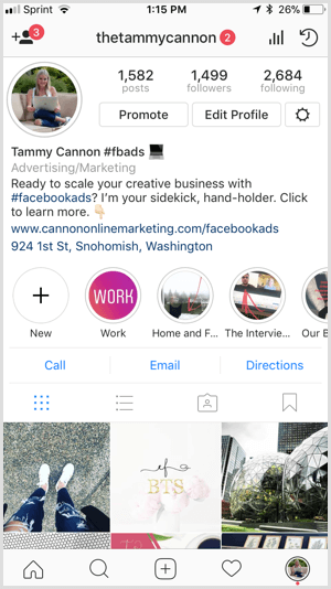 Destacados de Instagram con portada de marca.