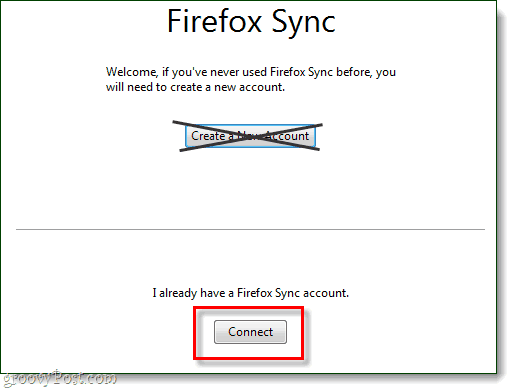 conectarse a una cuenta de sincronización de Firefox