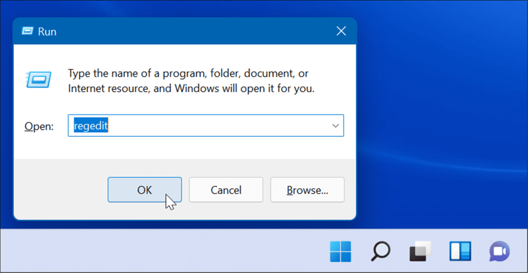 regedit Ejecutar Windows 11
