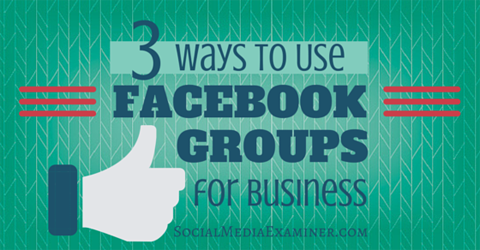 usar grupos de facebook para negocios