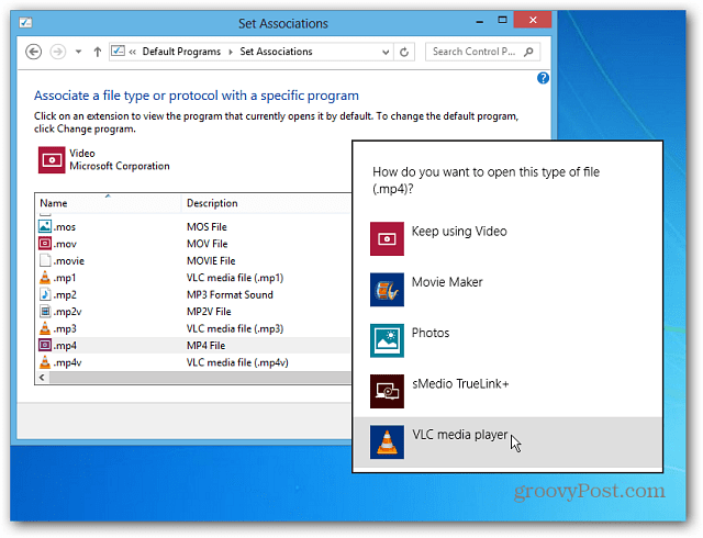 Windows 8: abrir archivos de videos y música en programas de escritorio