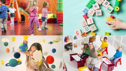 ¿Cuáles son los tipos de actividades preescolares? Ejemplos de las actividades de kindergarten más útiles.