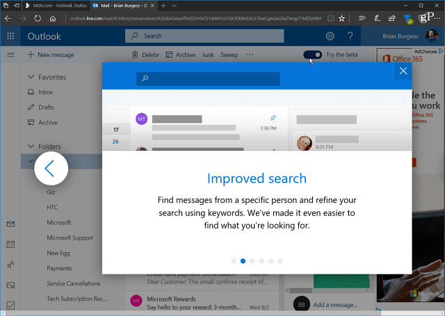Cómo acceder a la versión beta de Outlook.com de Microsoft ahora mismo