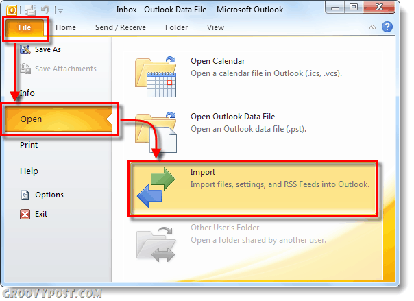 Cómo importar contactos a Outlook 2010 desde Gmail, Hotmail y Yahoo