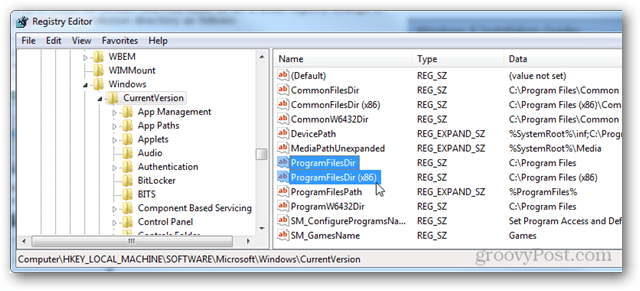 Cómo cambiar el directorio Windows instala programas a