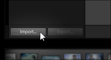 Importación de Lightroom