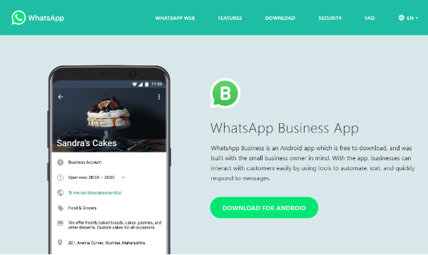 WhatsApp lanzó WhatsApp Business, una nueva aplicación que facilitará la conexión y el chat de empresas y clientes.