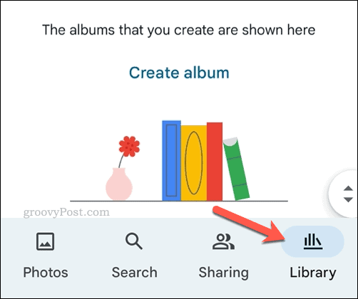 Abre la biblioteca en Google Photos
