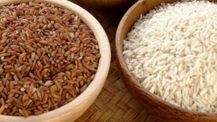 ¿El arroz blanco o el arroz integral son más saludables?