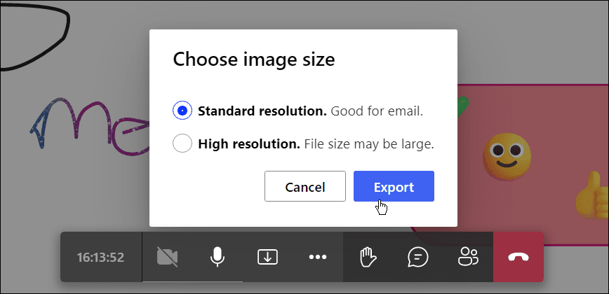 exportar tamaño de imagen 