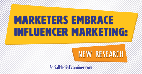 investigación de marketing de influencers