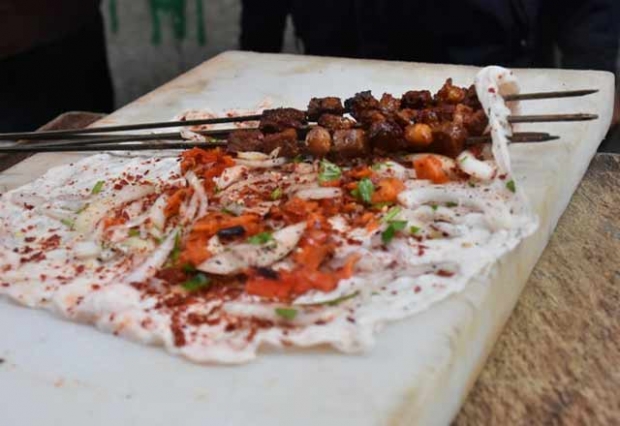 Receta de kebab de hígado