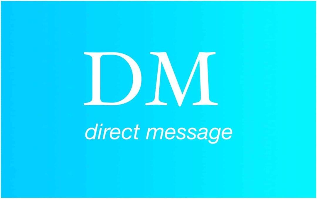 Mensaje directo DM