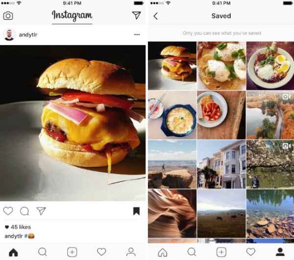 Las publicaciones guardadas de Instagram están disponibles ahora como parte de la versión 10.2 de Instagram para iOS y Android.