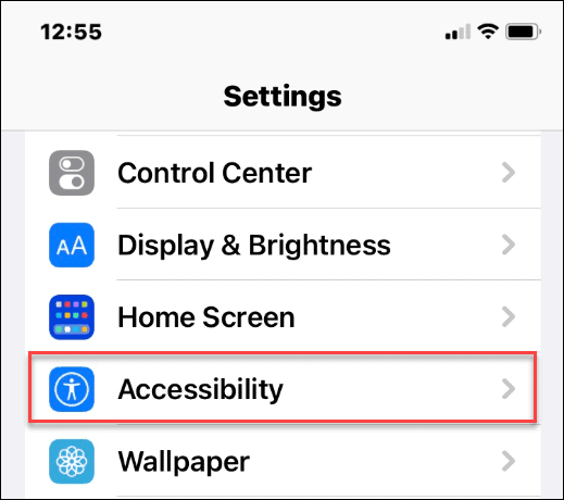 ajuste de accesibilidad iPhone