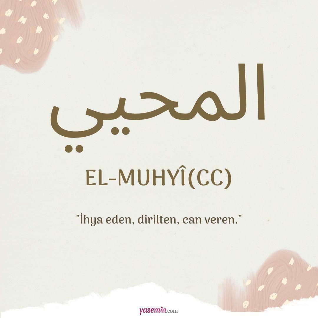 ¿Qué significa al-Muhyi (cc)?