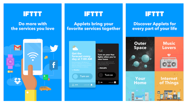 Los nuevos Applets de IFTTT reúnen sus servicios favoritos para crear nuevas experiencias.
