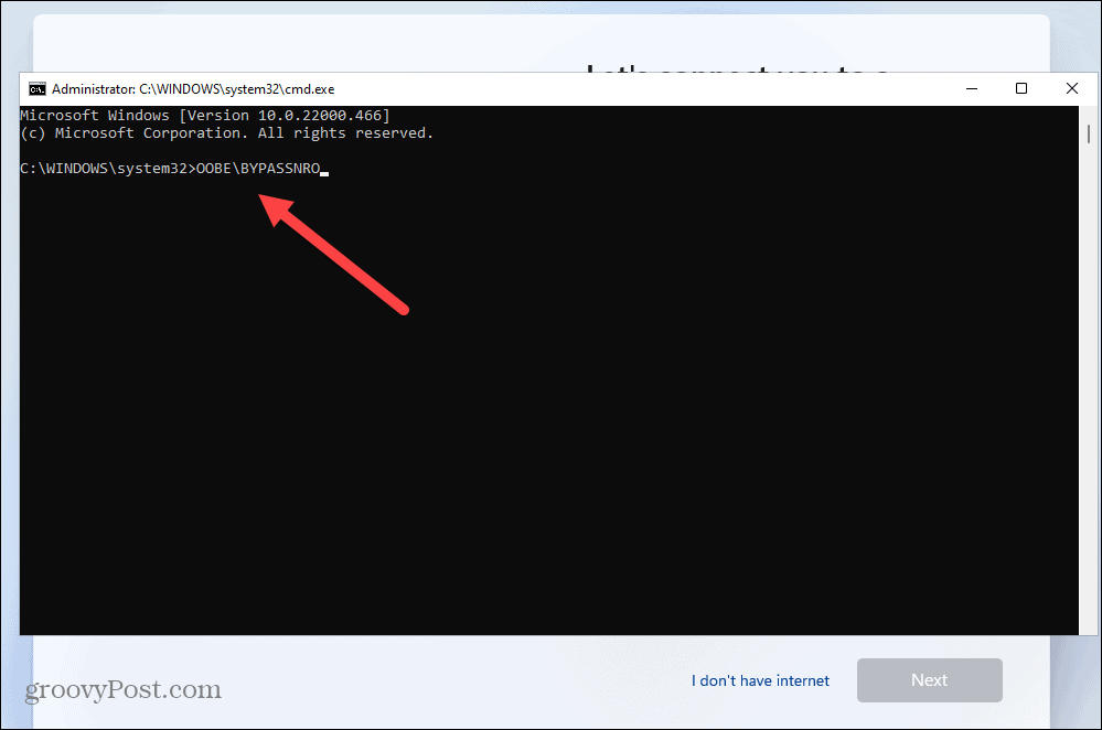 Instalar Windows 11 sin conexión a Internet