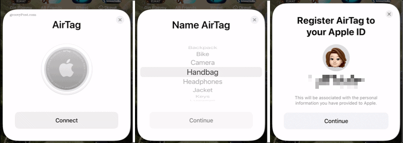 Conectar AirTag a iPhone